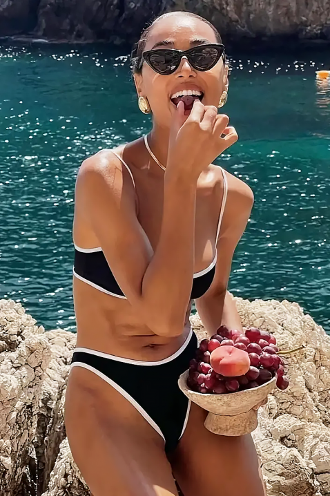 Μαγιό INELFEA, Χρώμα: μαύρο και άσπρο, IVET.EU - Εκπτώσεις έως -80%