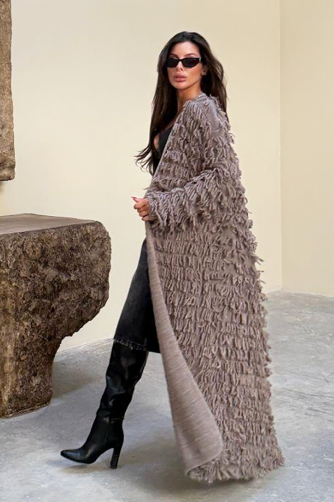 Ζακέτα VULGARZA MOCHA, Χρώμα: μόκα, IVET.EU - Εκπτώσεις έως -80%