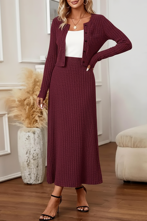 Σύνολο BROVILDA, Χρώμα: μπορντό, IVET.EU - Εκπτώσεις έως -80%