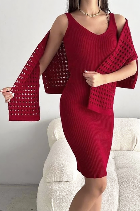 Σύνολο MAFRENSA - Καθημερινά σύνολα | Ivet.EU Σύνολο MAFRENSA, Χρώμα: μπορντό, IVET.EU - Εκπτώσεις έως -80%