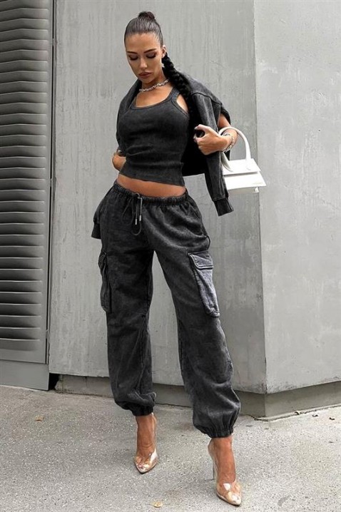 Σύνολο GLODIRA, Χρώμα: γραφίτης, IVET.EU - Εκπτώσεις έως -80%