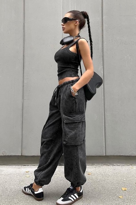 Σύνολο GLODIRA, Χρώμα: γραφίτης, IVET.EU - Εκπτώσεις έως -80%