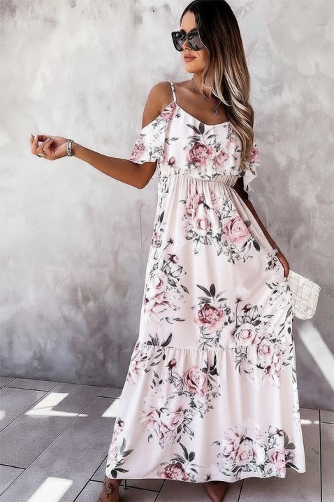 Φόρεμα KAMGIRA, Χρώμα: εκρού, IVET.EU - Εκπτώσεις έως -80%