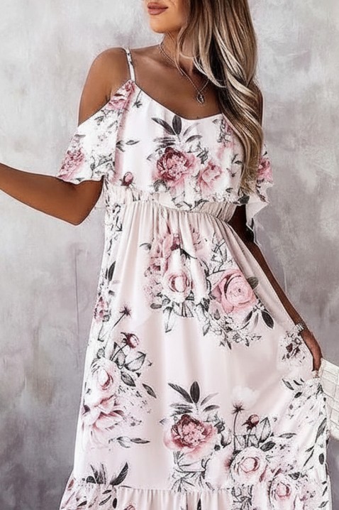 Φόρεμα KAMGIRA, Χρώμα: εκρού, IVET.EU - Εκπτώσεις έως -80%