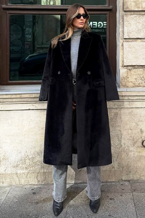 Παλτό PAVLENZA BLACK - Παλτό | Ivet.EU Παλτό PAVLENZA BLACK, Χρώμα: μαύρο, IVET.EU - Εκπτώσεις έως -80%