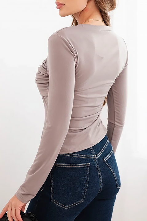 Γυναικεία μπλούζα TALVIRZA GREY, Χρώμα: γκρι, IVET.EU - Εκπτώσεις έως -80%