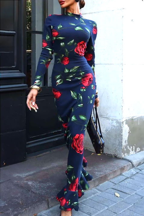 Φόρεμα ROZLENDA, Χρώμα: σκούρο μπλε, IVET.EU - Εκπτώσεις έως -80%