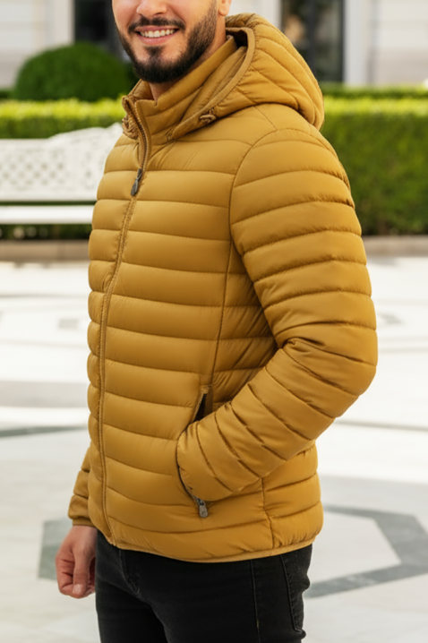 Ανδρικό μπουφάν MASHELDO YELLOW, Χρώμα: κίτρινο, IVET.EU - Εκπτώσεις έως -80%
