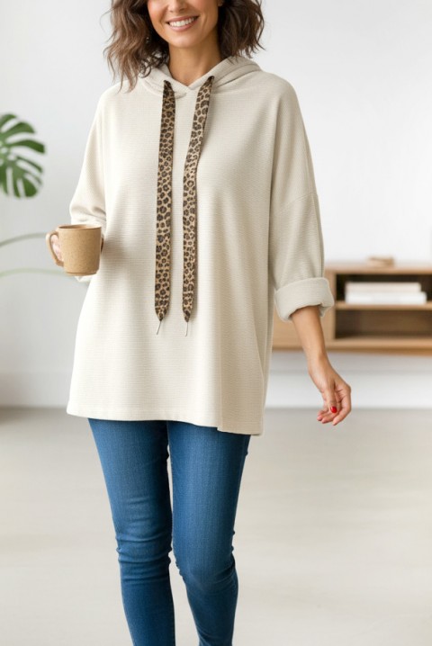 Φούτερ PRATOLDA WHITE - Φούτερ | Ivet.EU Φούτερ PRATOLDA WHITE, Χρώμα: άσπρο, IVET.EU - Εκπτώσεις έως -80%