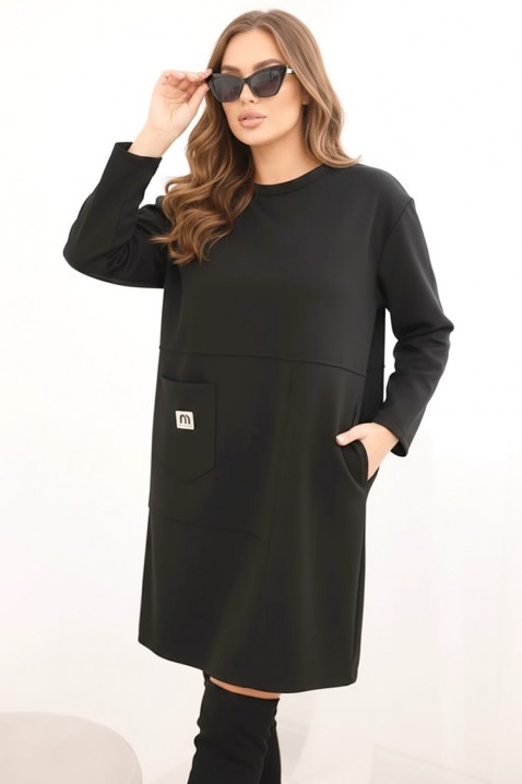 Τουνίκ DANZONA BLACK - Maxi μόδα | Ivet.EU Τουνίκ DANZONA BLACK, Χρώμα: μαύρο, IVET.EU - Εκπτώσεις έως -80%