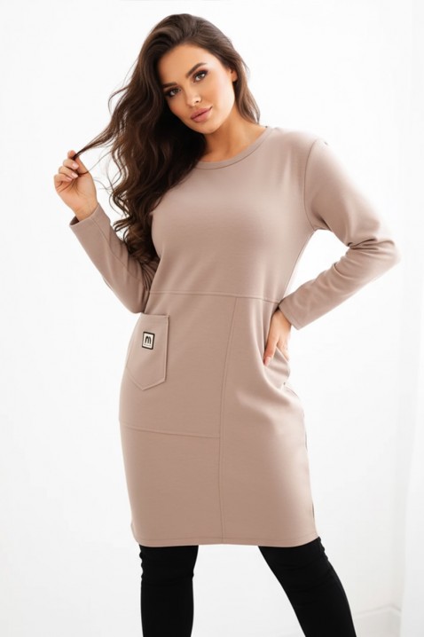 Τουνίκ DANZONA BEIGE - Maxi μόδα | Ivet.EU Τουνίκ DANZONA BEIGE, Χρώμα: μπεζ, IVET.EU - Εκπτώσεις έως -80%