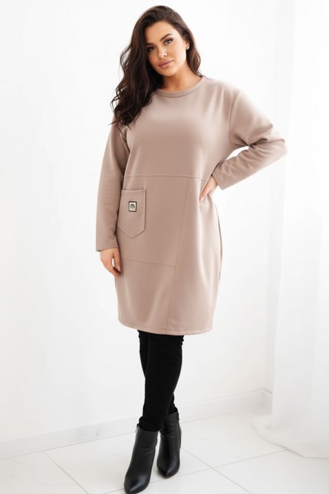 Τουνίκ DANZONA BEIGE - Maxi μόδα | Ivet.EU Τουνίκ DANZONA BEIGE, Χρώμα: μπεζ, IVET.EU - Εκπτώσεις έως -80%