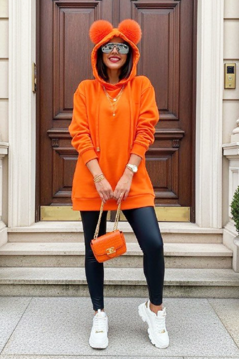 Φούτερ BEMBONA ORANGE, Χρώμα: πορτοκαλί, IVET.EU - Εκπτώσεις έως -80%