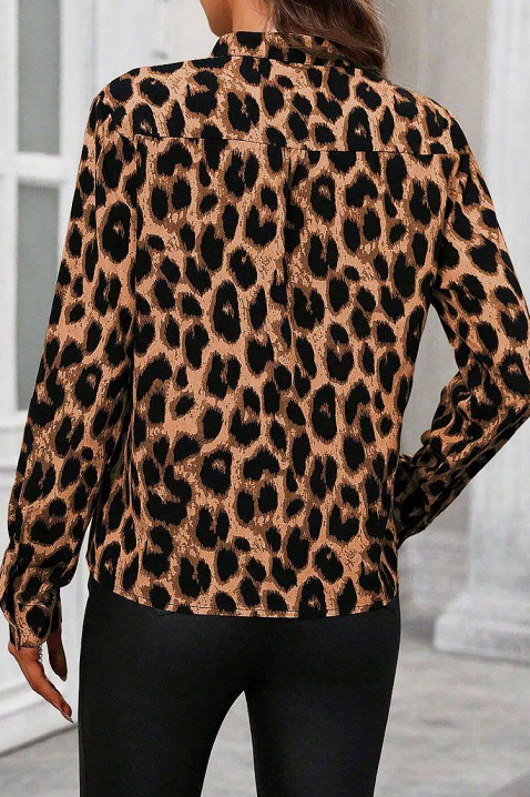 Γυναικεία μπλούζα ROLZINSA, Χρώμα: λεοπάρ, IVET.EU - Εκπτώσεις έως -80%