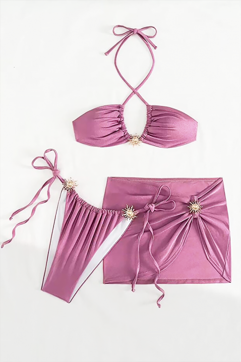 Σετ παραλίας ERONILA LILA, Χρώμα: μωβ, IVET.EU - Εκπτώσεις έως -80%