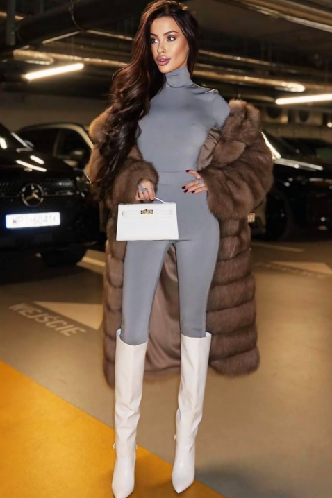 Ολόσωμη φόρμα ELVIRZA GREY - Ολόσωμες φόρμες | Ivet.EU Ολόσωμη φόρμα ELVIRZA GREY, Χρώμα: γκρι, IVET.EU - Εκπτώσεις έως -80%