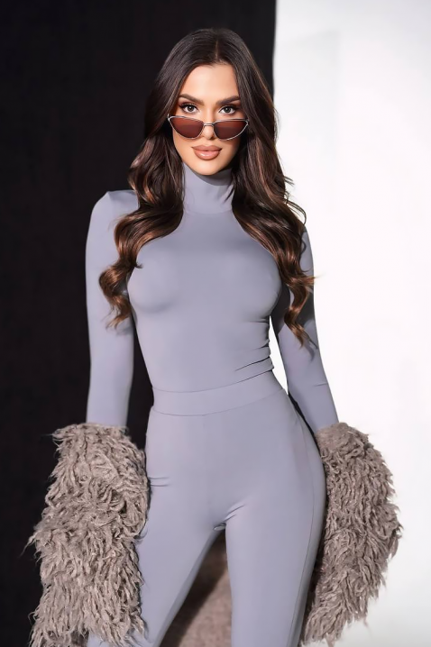 Ολόσωμη φόρμα ELVIRZA GREY - Ολόσωμες φόρμες | Ivet.EU Ολόσωμη φόρμα ELVIRZA GREY, Χρώμα: γκρι, IVET.EU - Εκπτώσεις έως -80%