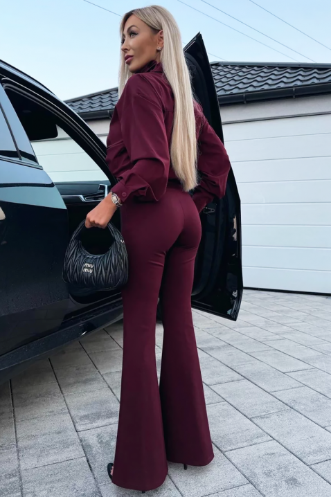 Παντελόνι VELGONSA BORDO, Χρώμα: καφέ, IVET.EU - Εκπτώσεις έως -80%