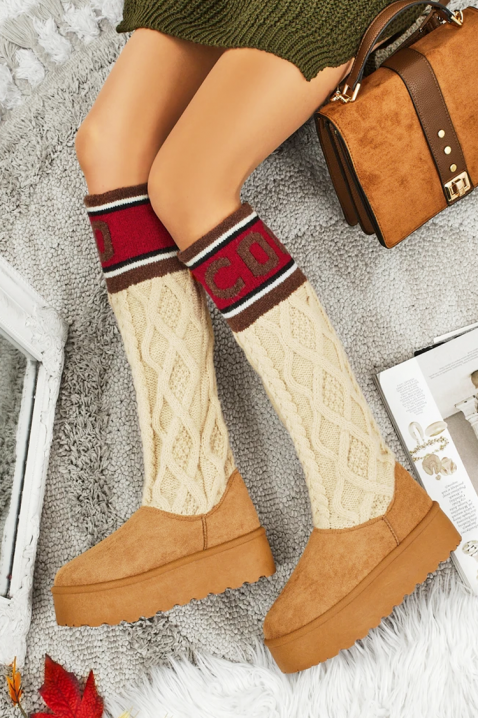 Μπότες KARMENZA CAMEL, Χρώμα: ανοιχτό καφέ, IVET.EU - Εκπτώσεις έως -80%