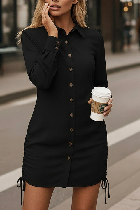 Φόρεμα REVLINDA BLACK - Καθημερινά φορέματα | Ivet.EU Φόρεμα REVLINDA BLACK, Χρώμα: μαύρο, IVET.EU - Εκπτώσεις έως -80%