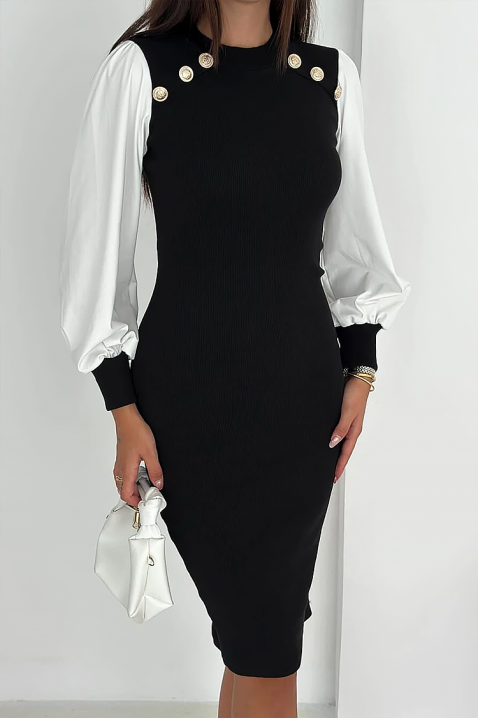 Φόρεμα PINZIRA - Μεσαία φορέματα | Ivet.EU Φόρεμα PINZIRA, Χρώμα: μαύρο, IVET.EU - Εκπτώσεις έως -80%