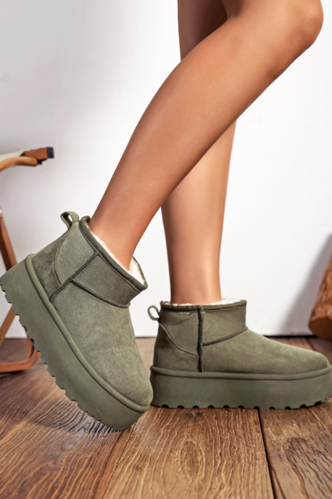 Γυναικεία μποτάκια DENVIOSA KHAKI - Μποτάκια | Ivet.EU Γυναικεία μποτάκια DENVIOSA KHAKI, Χρώμα: χακί, IVET.EU - Εκπτώσεις έως -80%