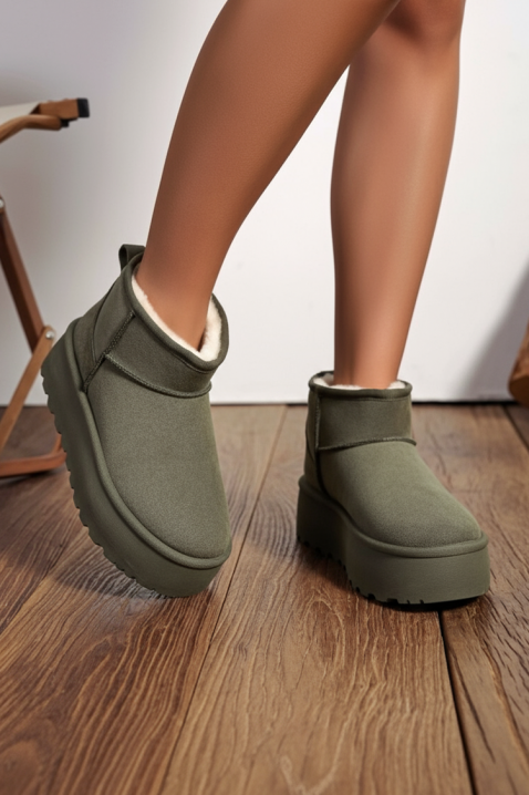 Γυναικεία μποτάκια DENVIOSA KHAKI - Μποτάκια | Ivet.EU Γυναικεία μποτάκια DENVIOSA KHAKI, Χρώμα: χακί, IVET.EU - Εκπτώσεις έως -80%