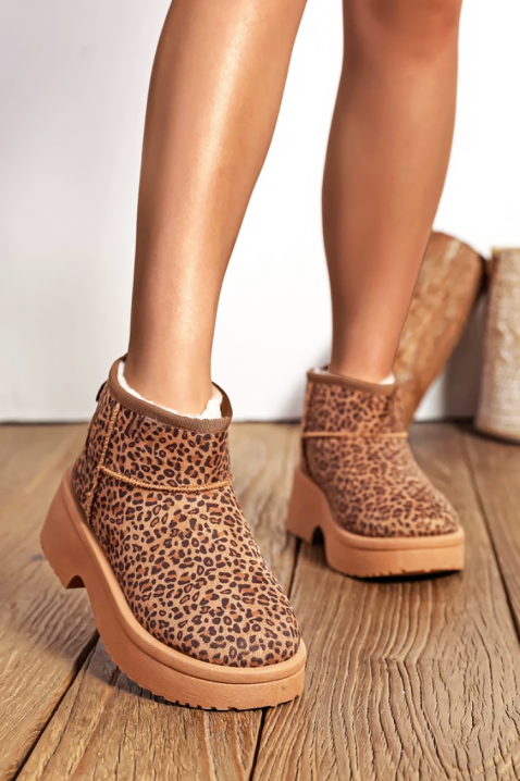 Γυναικεία μποτάκια VERILONA, Χρώμα: λεοπάρ, IVET.EU - Εκπτώσεις έως -80%