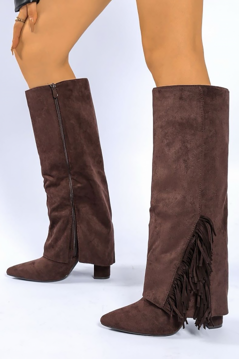 Μπότες MARIOLGA - Μπότες | Ivet.EU Μπότες MARIOLGA, Χρώμα: καφέ, IVET.EU - Εκπτώσεις έως -80%