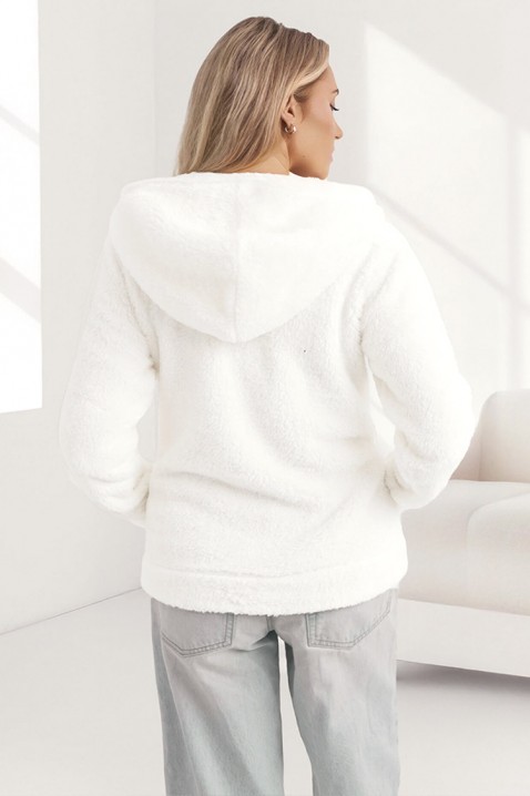 Φούτερ SLINDILZA WHITE, Χρώμα: άσπρο, IVET.EU - Εκπτώσεις έως -80%