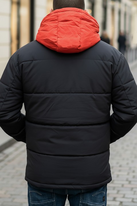 Ανδρικό μπουφάν REVOLDO, Χρώμα: μαύρο, IVET.EU - Εκπτώσεις έως -80%