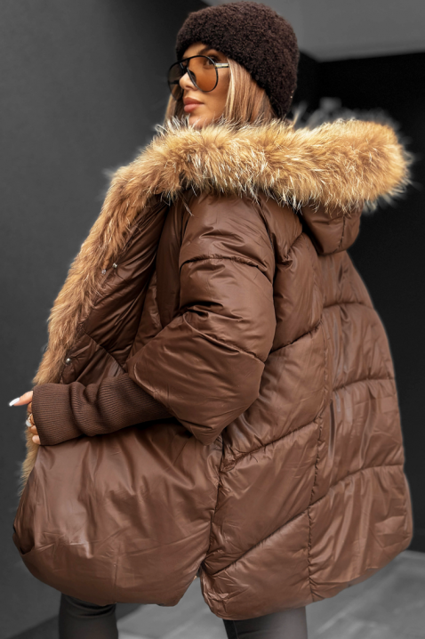 Μπουφάν LAVRONZA CAMEL, Χρώμα: ανοιχτό καφέ, IVET.EU - Εκπτώσεις έως -80%