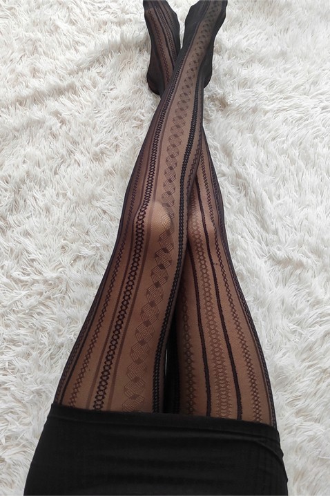 Καλσόν DELZOTA, Χρώμα: μαύρο, IVET.EU - Εκπτώσεις έως -80%