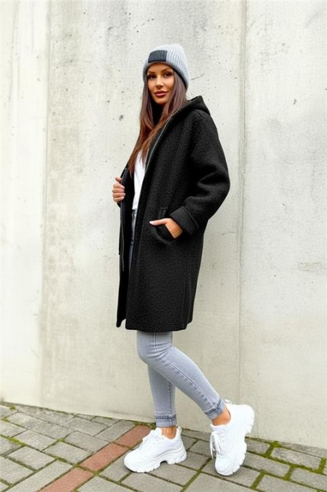 Ζακέτα VLADENZA BLACK, Χρώμα: μαύρο, IVET.EU - Εκπτώσεις έως -80%