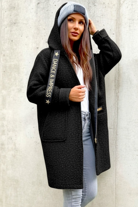 Ζακέτα VLADENZA BLACK, Χρώμα: μαύρο, IVET.EU - Εκπτώσεις έως -80%