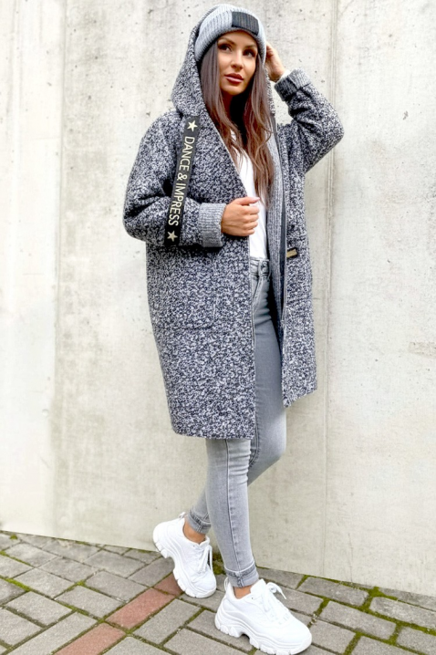 Ζακέτα VLADENZA GREY, Χρώμα: γκρι, IVET.EU - Εκπτώσεις έως -80%