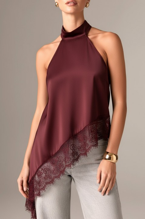 Τοπ MERISOTA BORDO, Χρώμα: μπορντό, IVET.EU - Εκπτώσεις έως -80%