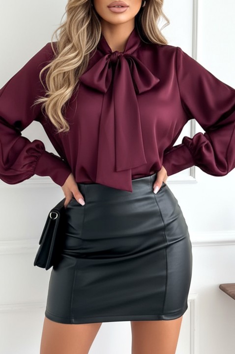 Γυναικεία μπλούζα BRENDILZA BORDO, Χρώμα: μπορντό, IVET.EU - Εκπτώσεις έως -80%