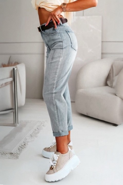 Τζιν DRAZINA, Χρώμα: Γαλάζιο, IVET.EU - Εκπτώσεις έως -80%