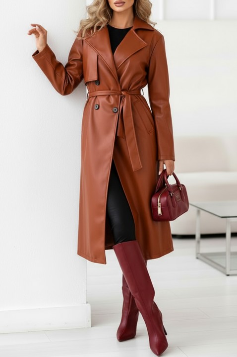 Καμπαρντίνα DRENDILZA, Χρώμα: ανοιχτό καφέ, IVET.EU - Εκπτώσεις έως -80%