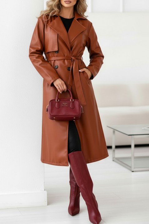 Καμπαρντίνα DRENDILZA, Χρώμα: ανοιχτό καφέ, IVET.EU - Εκπτώσεις έως -80%