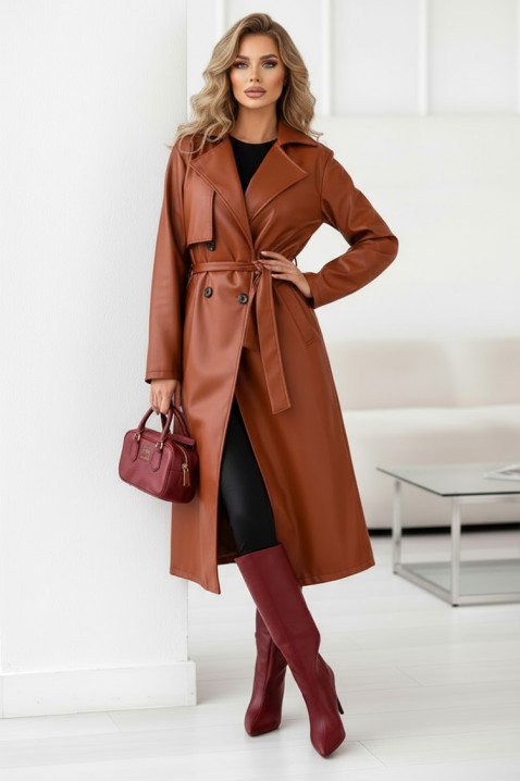 Καμπαρντίνα DRENDILZA, Χρώμα: ανοιχτό καφέ, IVET.EU - Εκπτώσεις έως -80%