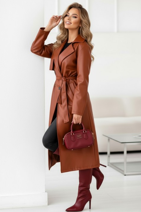 Καμπαρντίνα DRENDILZA, Χρώμα: ανοιχτό καφέ, IVET.EU - Εκπτώσεις έως -80%