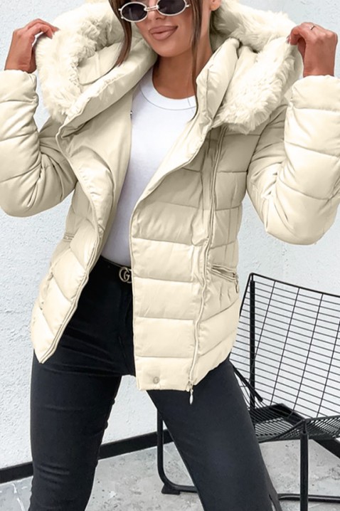 Μπουφάν ZOLTERNA WHITE, Χρώμα: άσπρο, IVET.EU - Εκπτώσεις έως -80%