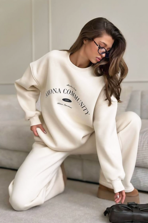 Σύνολο PRESLINDA WHITE - Καθημερινά σύνολα | Ivet.EU Σύνολο PRESLINDA WHITE, Χρώμα: άσπρο, IVET.EU - Εκπτώσεις έως -80%