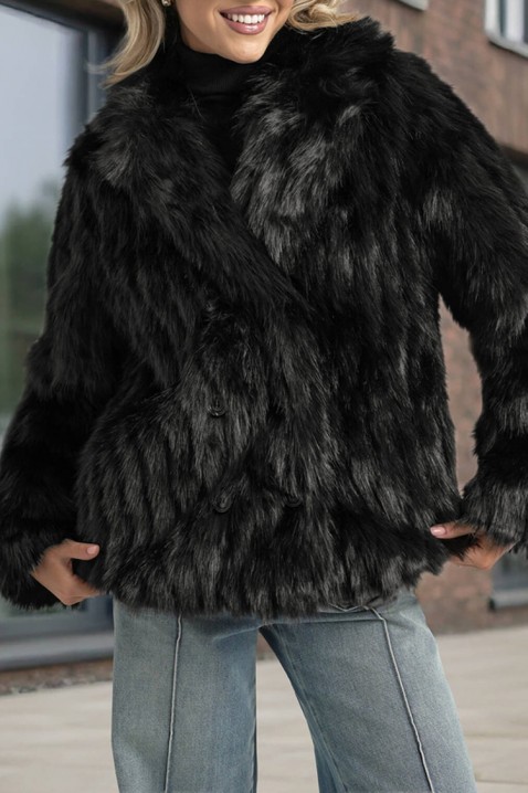 Παλτό DORONTENZA BLACK - Παλτό | Ivet.EU Παλτό DORONTENZA BLACK, Χρώμα: μαύρο, IVET.EU - Εκπτώσεις έως -80%