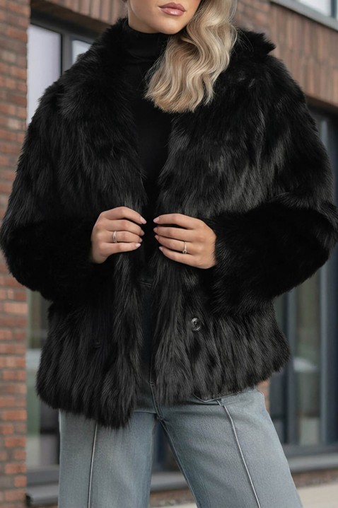 Παλτό DORONTENZA BLACK - Παλτό | Ivet.EU Παλτό DORONTENZA BLACK, Χρώμα: μαύρο, IVET.EU - Εκπτώσεις έως -80%