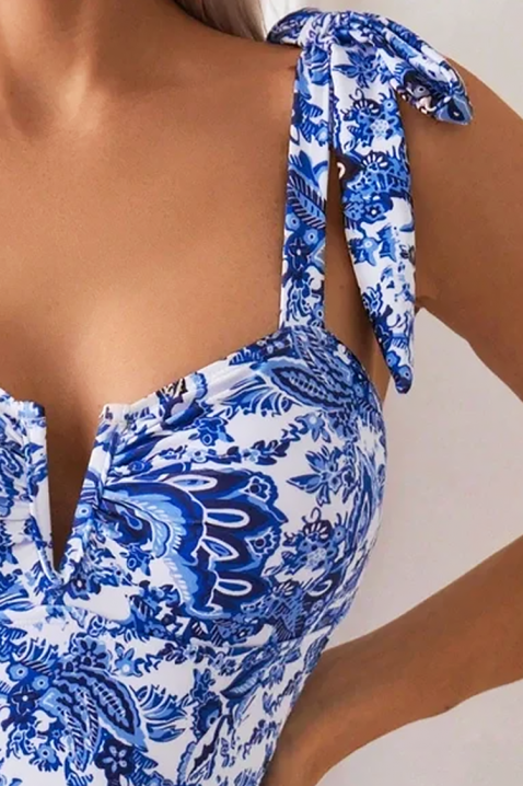 Ολόσωμο μαγιό VIRESOLA, Χρώμα: άσπρο και μπλε, IVET.EU - Εκπτώσεις έως -80%