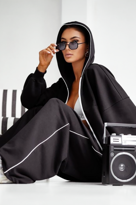 Σύνολο FITRELA BLACK, Χρώμα: μαύρο, IVET.EU - Εκπτώσεις έως -80%