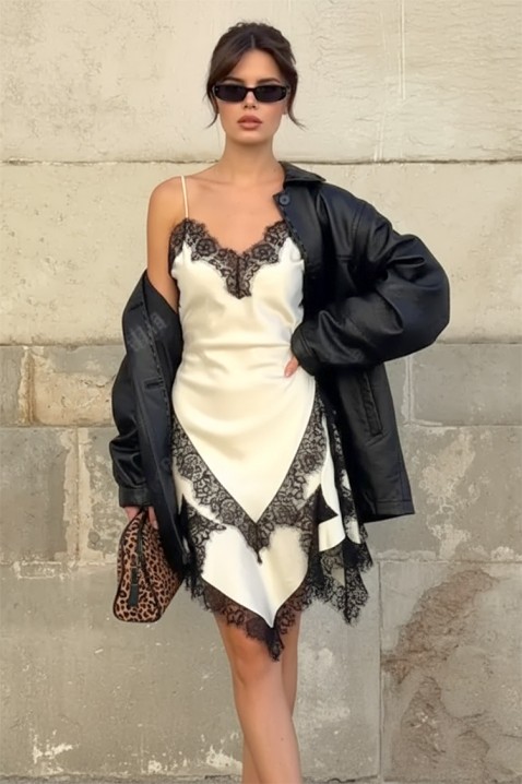 Φόρεμα TOLSIONA, Χρώμα: εκρού, IVET.EU - Εκπτώσεις έως -80%